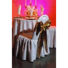 Linen Chair Cover White